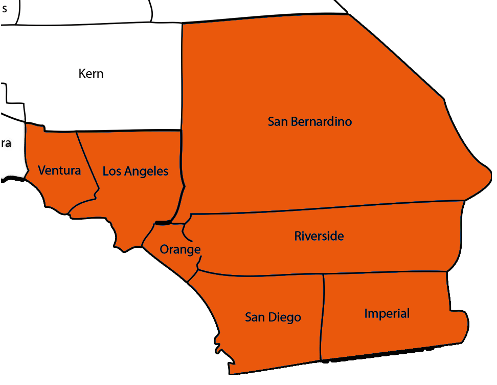 Service area map